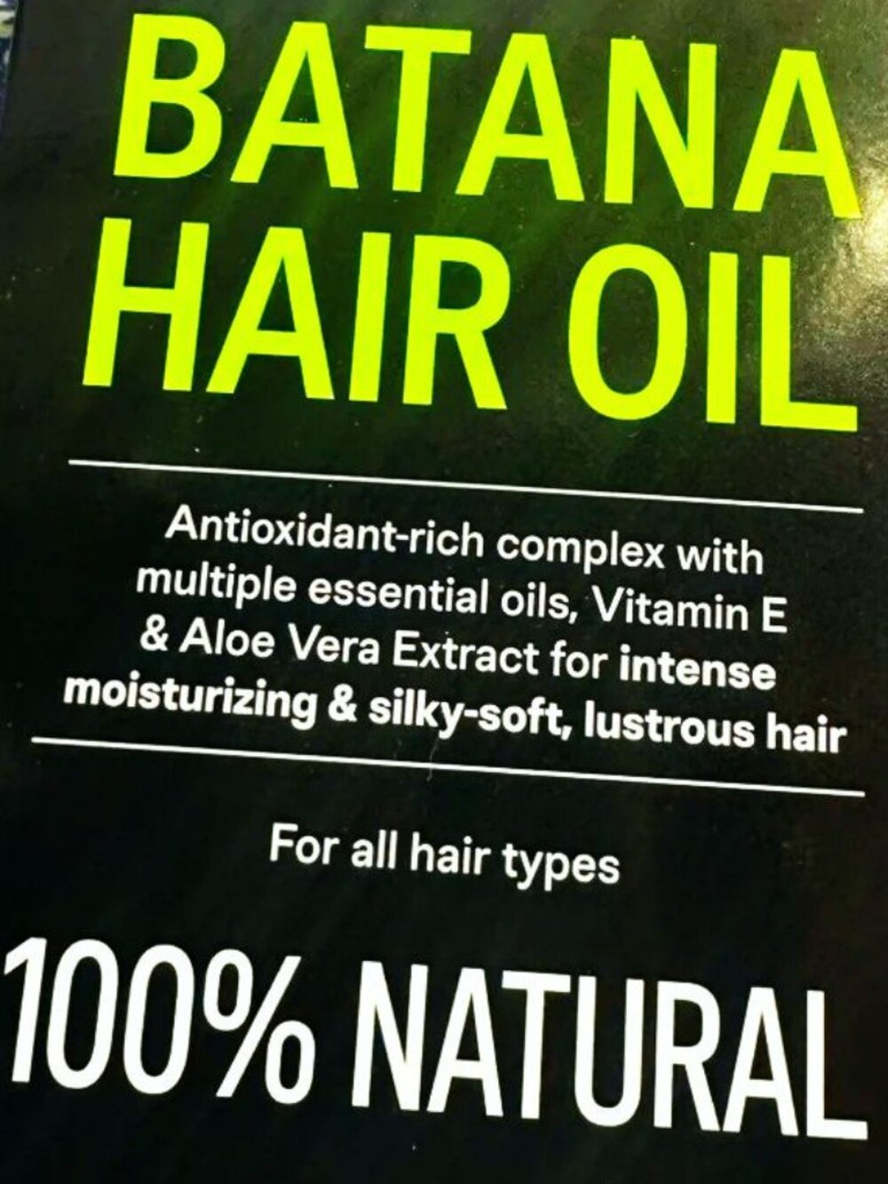 [NEW] Wonder Family Batana Hair Oil 100% Natural 3.4 Fl Iz With Scalp Massager